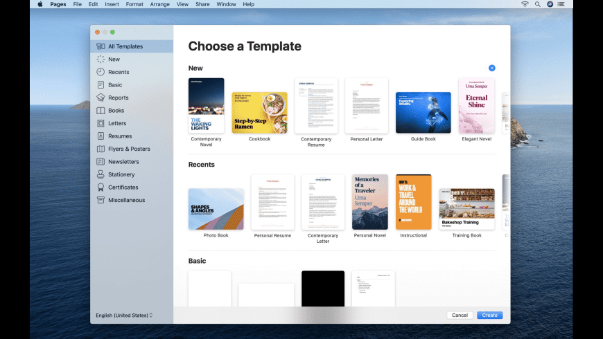 publisher option for mac